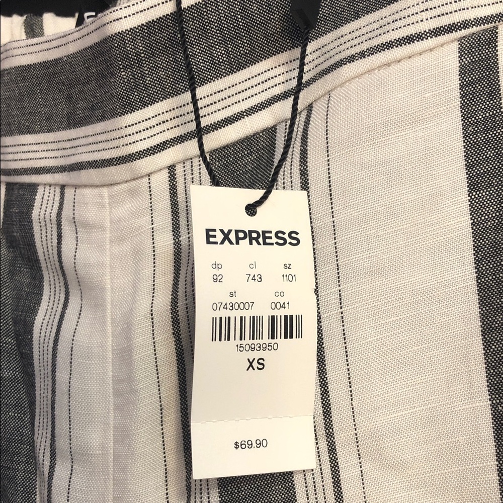 EXPRESS 🔥 Striped Linen Two-Piece Skirt Set - Picture 4 of 8